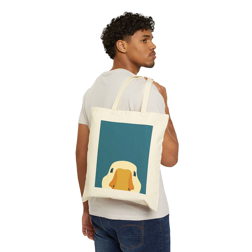 Thumbnail: Goat Duck Tote Bag