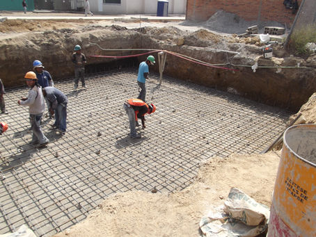 cimentacion de torre autosoportada de 42 0 45 metros