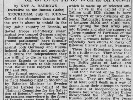 “Our Real Chances of Survival”: Estonian Democrats between the Nazis and the Allies