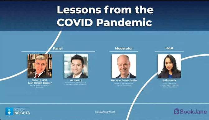 Lessons from the COVID Pandemic