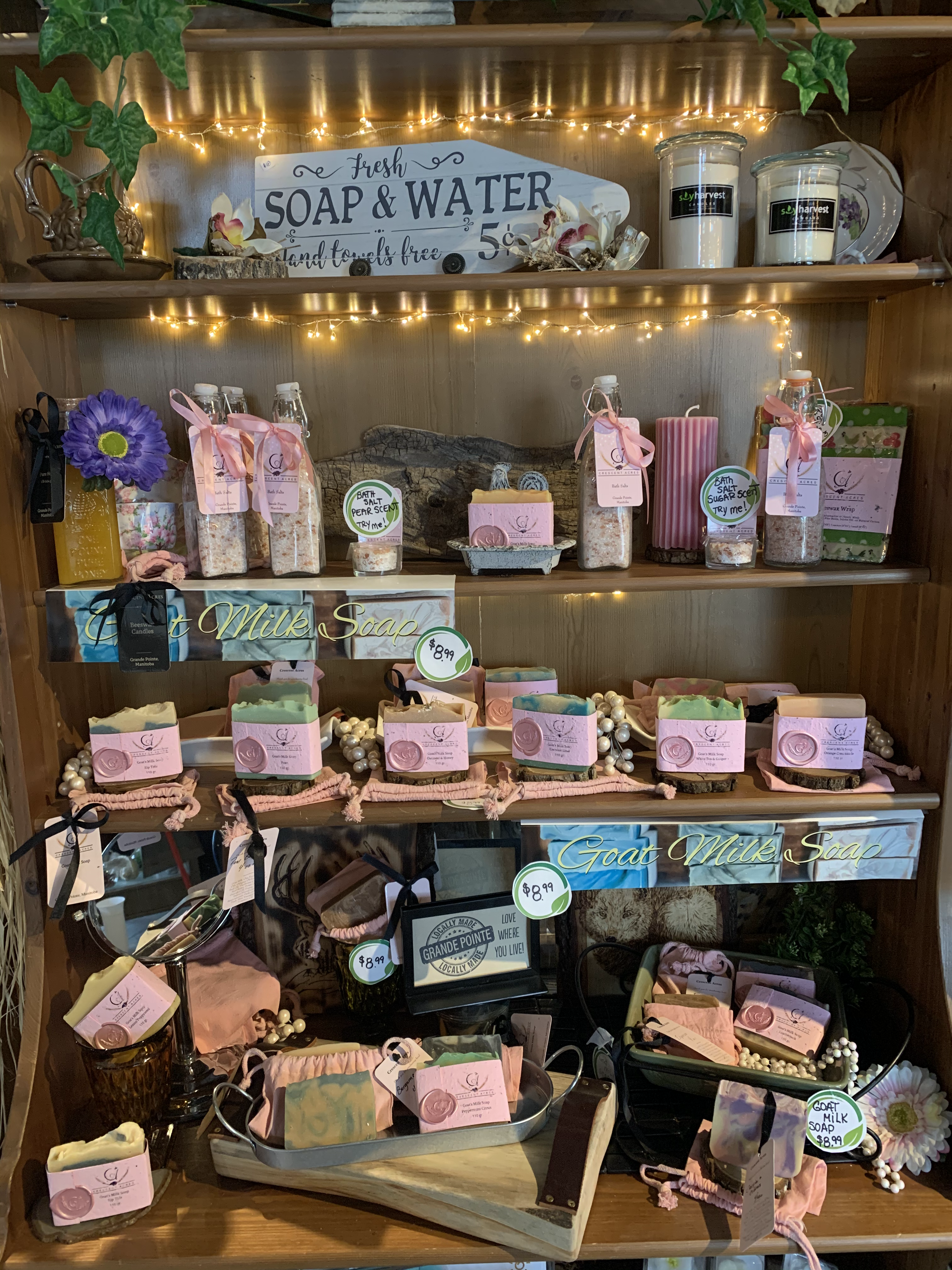 Crescent Acres Soaps n Salts