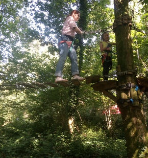 Sortie accrobranche pour les grands du Dorlett