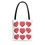 Thumbnail: Trope love heart Tote Bag