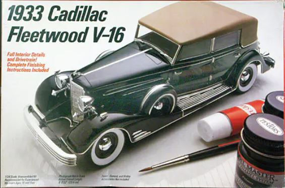 Testors/Italeri 1933 Cadillac V-16 Fleetwood Phaeton