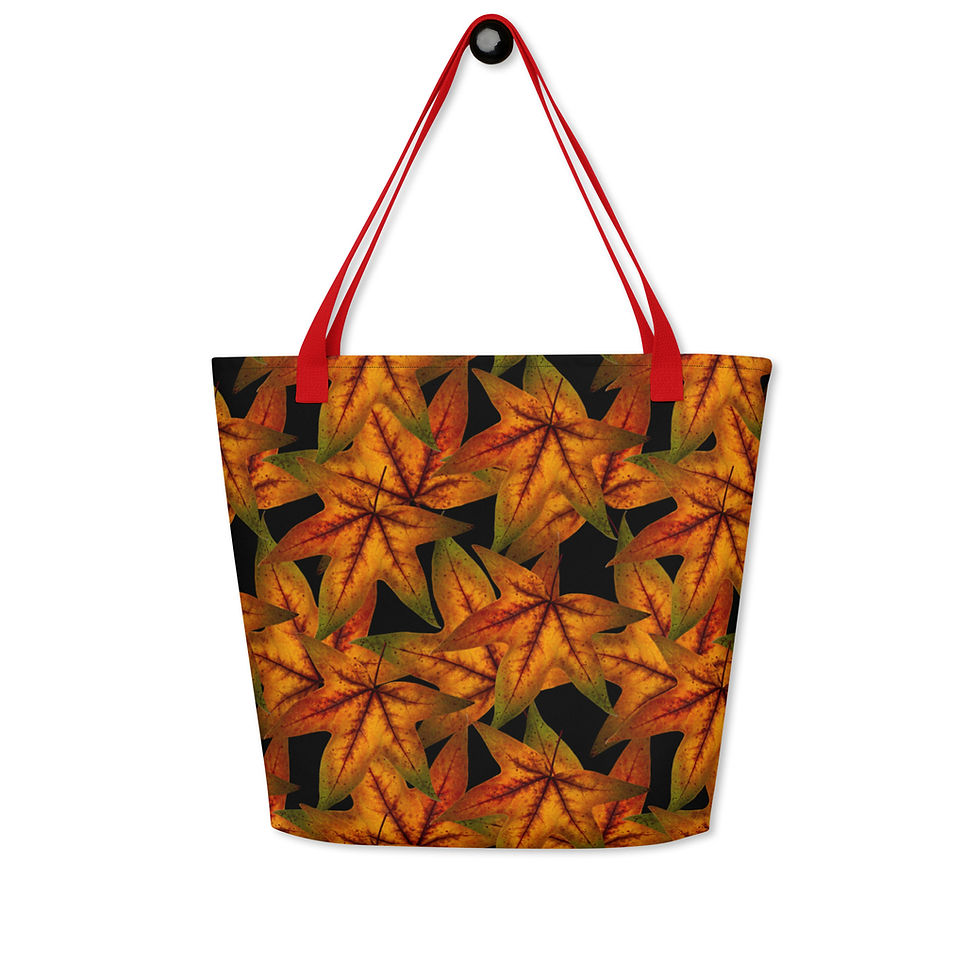 Miniatura: Colores de la hoja de otoño, bolsa de asas 16x20