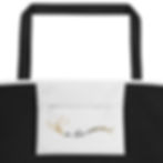 Thumbnail: Tiger Lily In Stripes, 16x20 Tote Bag