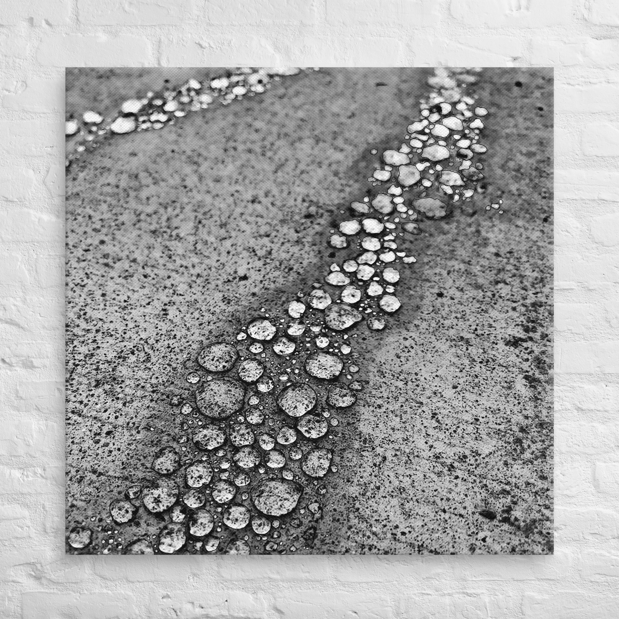 Concrete River, Canvas Wall Art