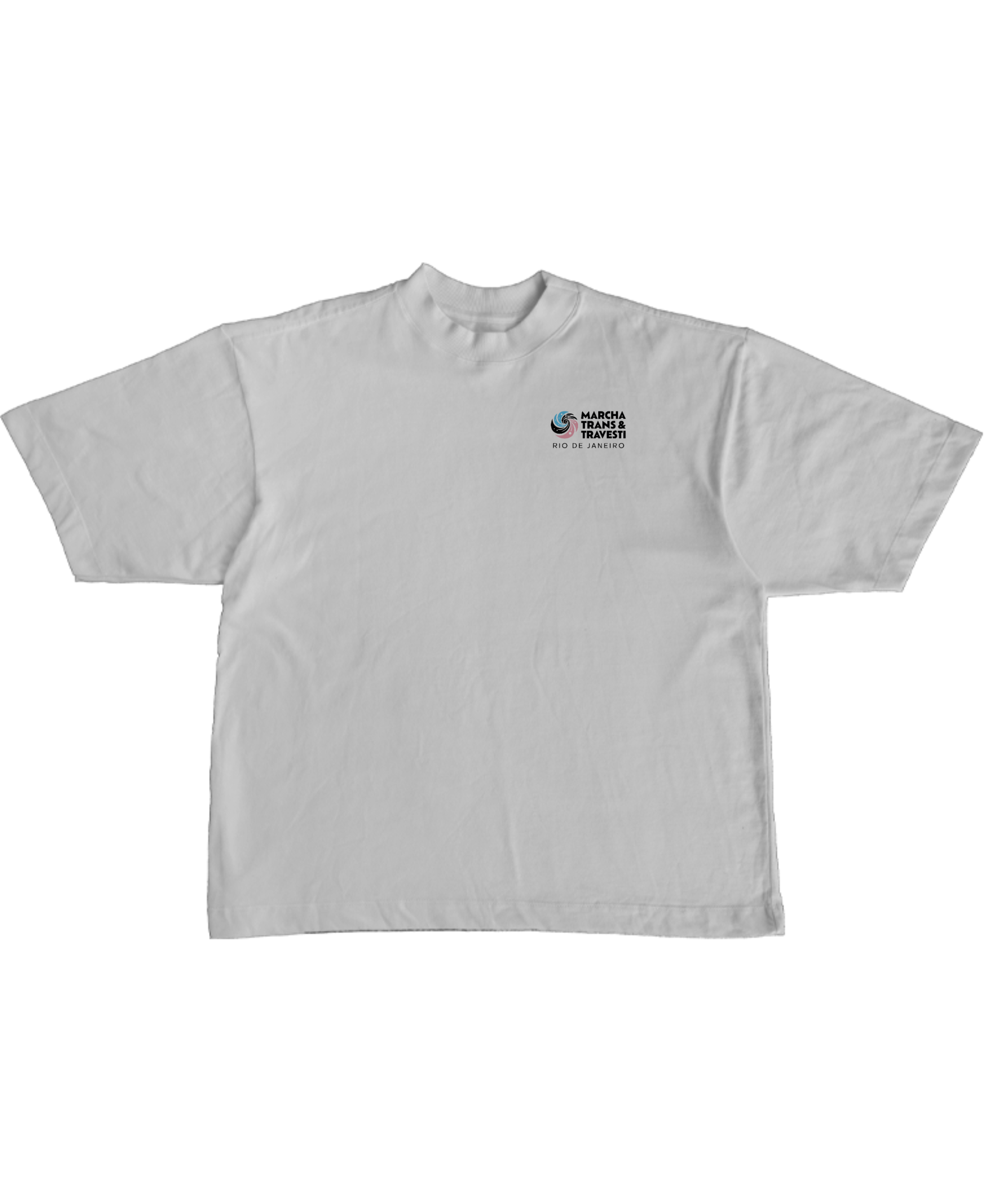 Camiseta Oversised Marcha Trans & Travesti RJ