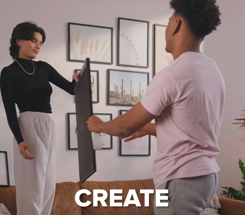 Mixtiles gallery walls — Commercial production