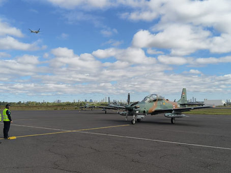 Consorcio Aviation supported the USAF Super Galaxy delivering firefighting equipment and the arrival of Super Tucano aircraft for Paraguay’s Air Force in Asunción.