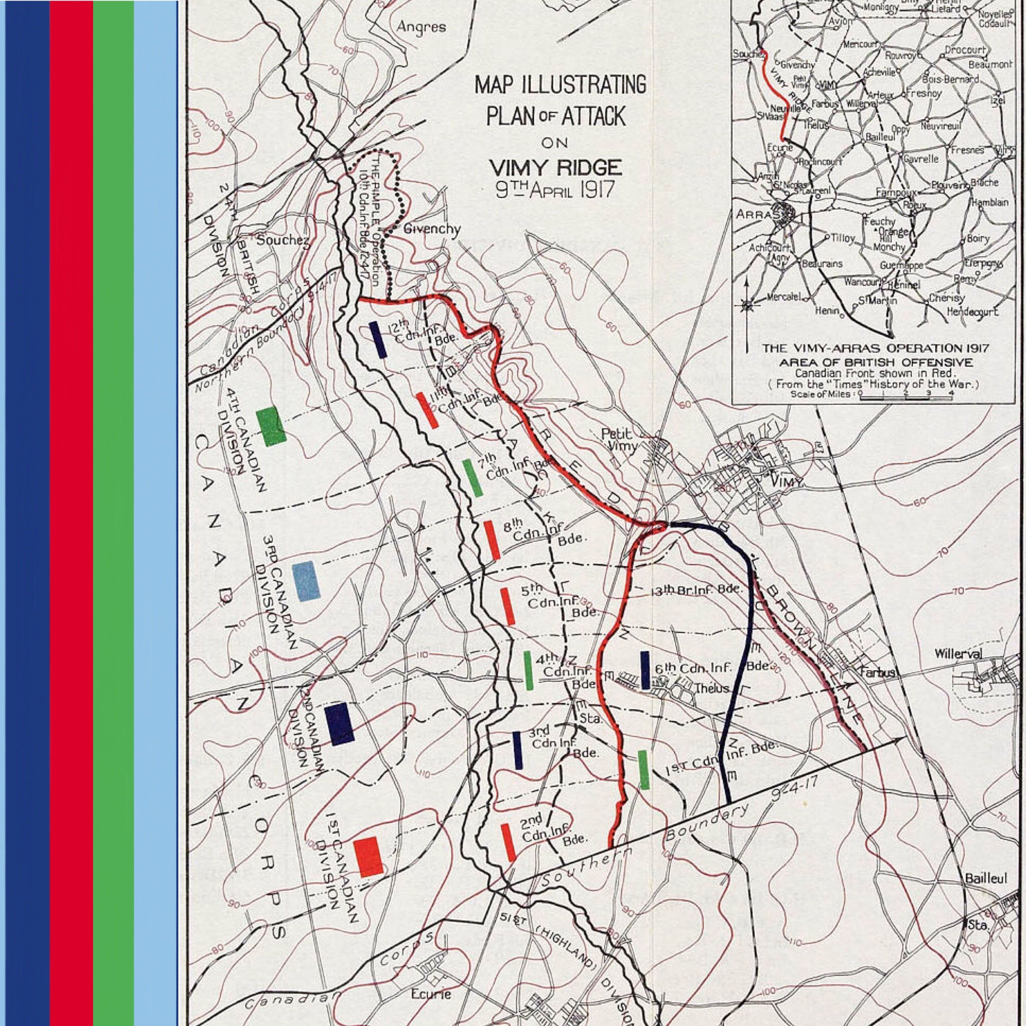 Vimy Ridge Battle Plan