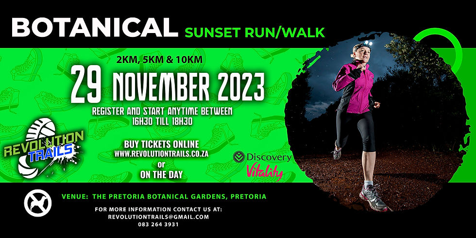 Botanical Sunset Run/Walk