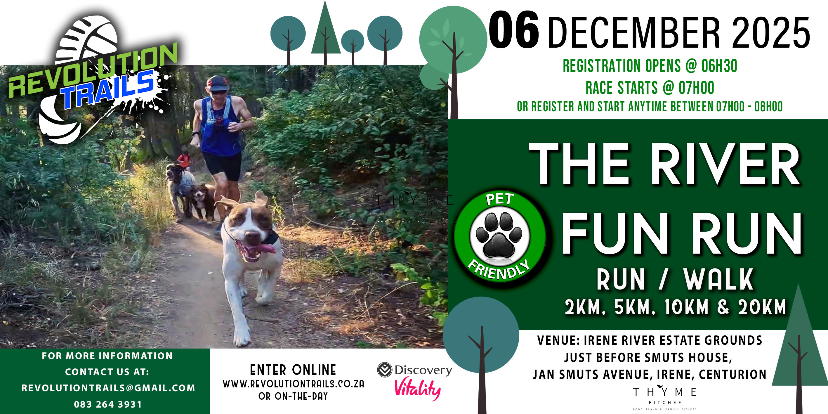 Pive Rivers Walkathon The River Fun Run/Walk | Revolution Trails