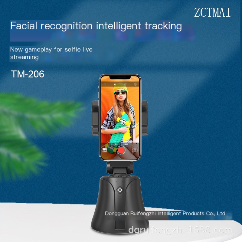360° Automatic Rotating Smartphone Stand with Face Tracking photo 2