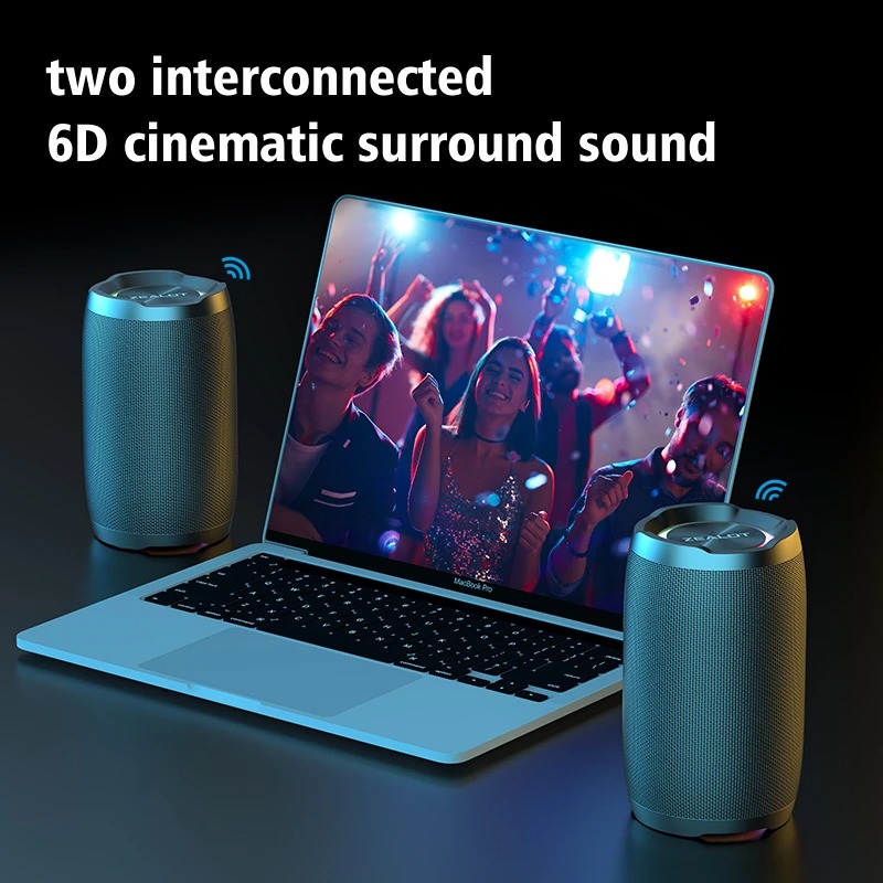 Zealot S49 20W Portable Bluetooth Speaker with 360° Sound photo 5