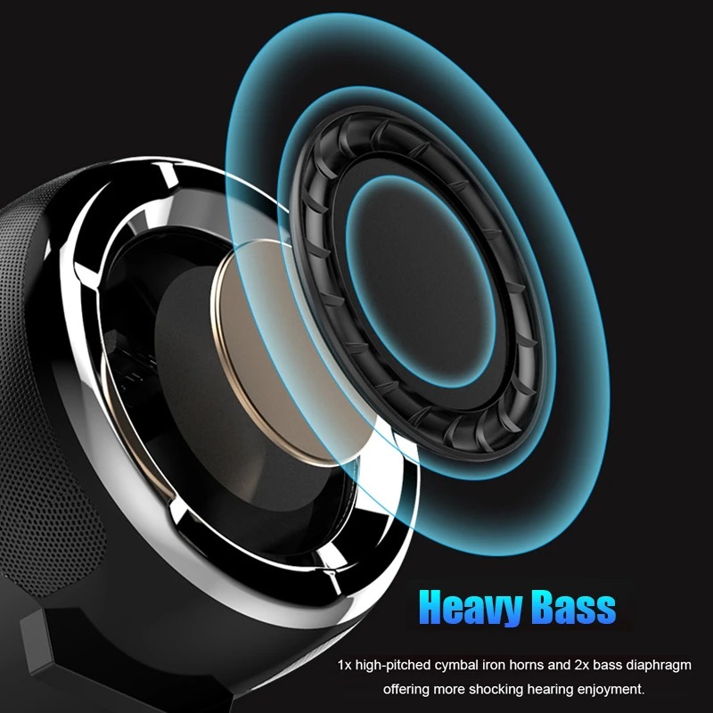 Portable Anti-Fall Bluetooth Speaker with Subwoofer photo 4