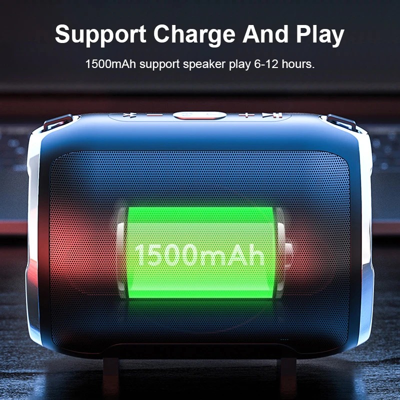 Portable Anti-Fall Bluetooth Speaker with Subwoofer photo 3