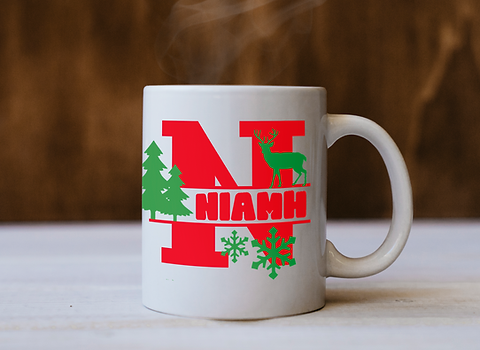 Christmas monogram mug Clearance
