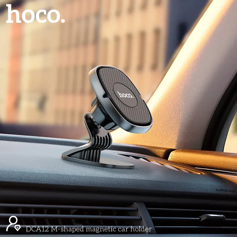 Thumbnail: Magnetic Phone Holder On Dashboard