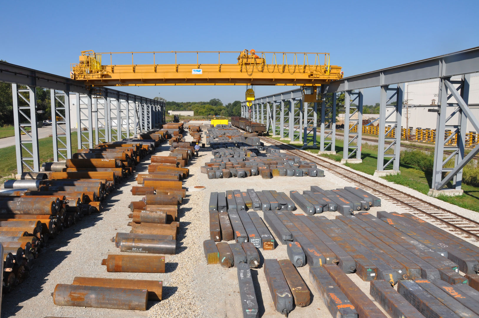 Scot Forge ingot yard