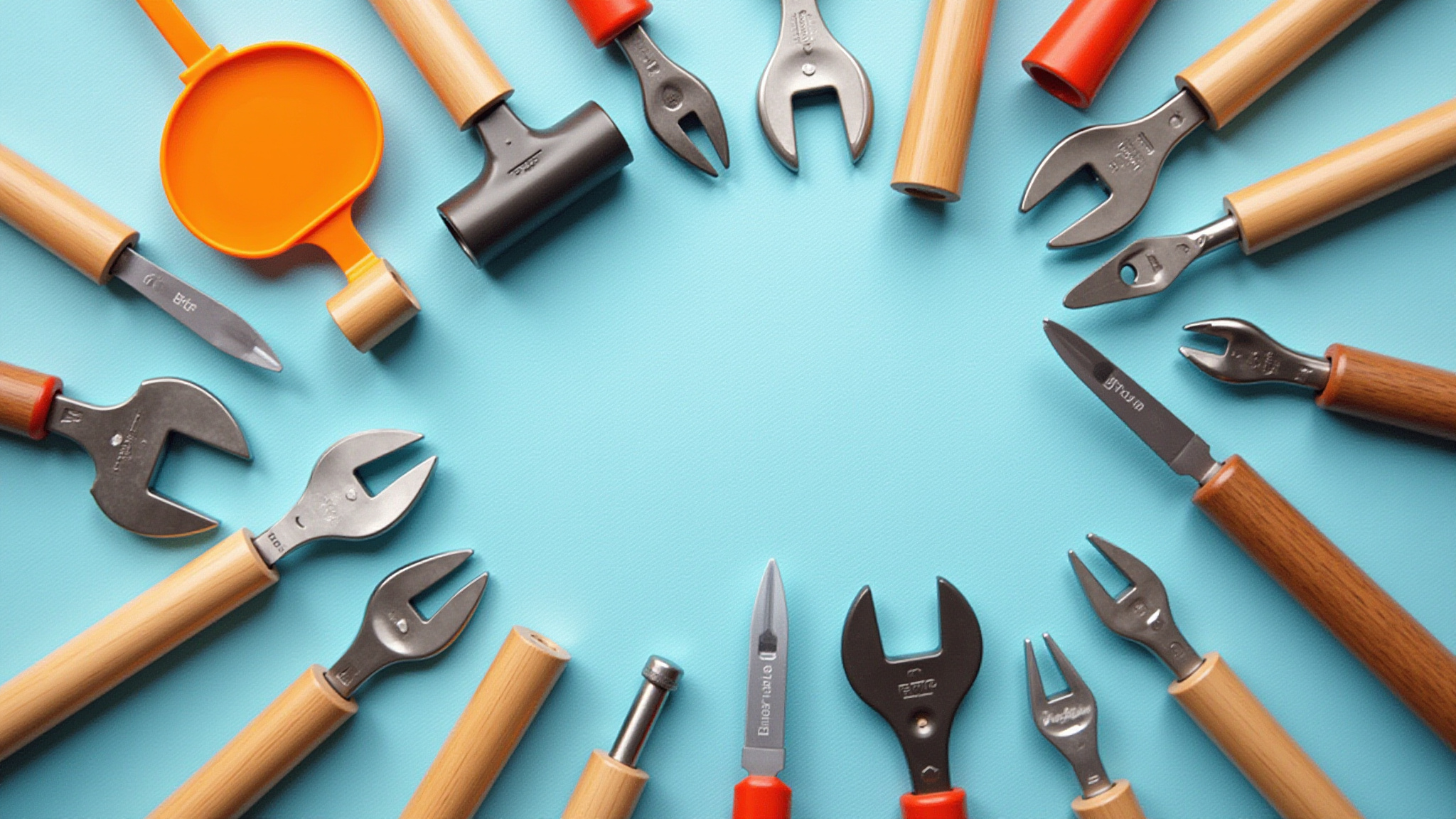 An assortment of available tools for purchase