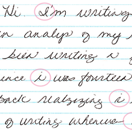 Journal writer wonders about her "different ways of writing."