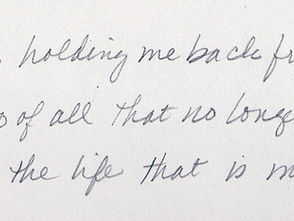 From holding back to soaring