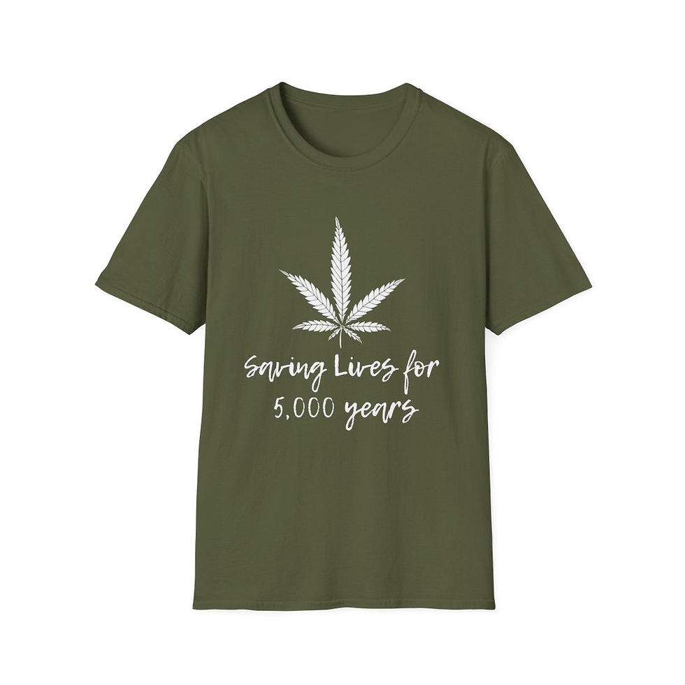 Thumbnail: "Saving lives for 5,000 years" (hemp leaf)
