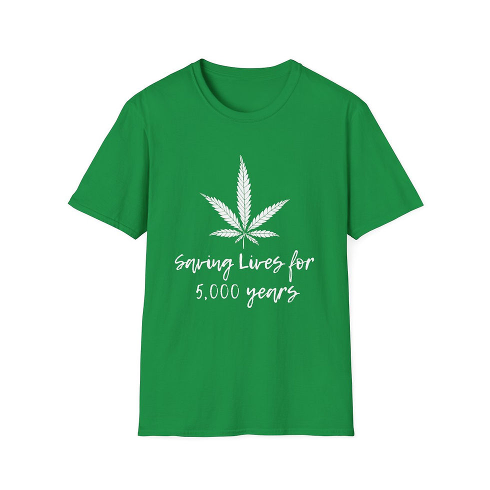 Thumbnail: "Saving lives for 5,000 years" (hemp leaf)