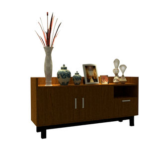 Bufet Pendek Detta Kayu - Mebel Melati Indah Malang