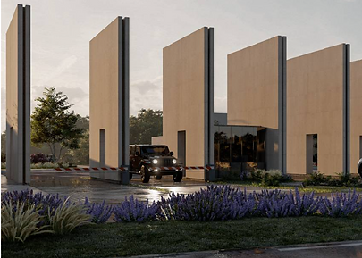 Acceso de residencial Fuerte de Santiago en Queretaro