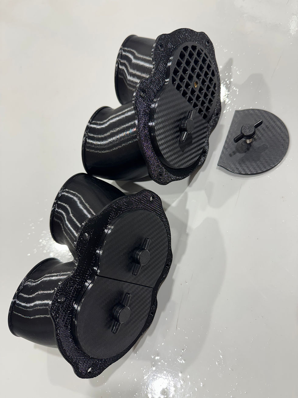 Thumbnail: 3” Dual Brake Duct - Cappable 