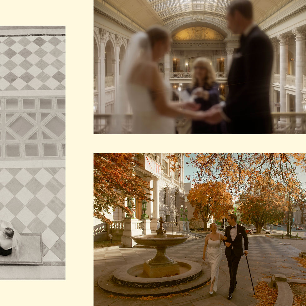 Hartford Connecticut City Hall Intimate Wedding | Kaya and Matt