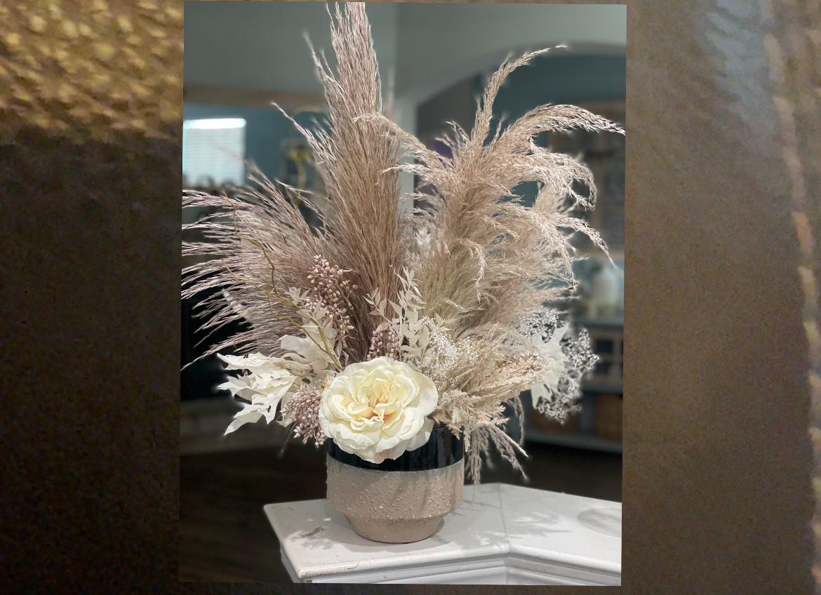 Boho Dried Floral Arrangement mungerfamilyvineyard