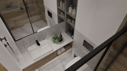 Łazienka na parterze w Domu w Ametysach