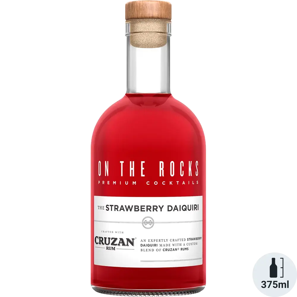 On The Rocks Strawberry Daiquiri 375ml