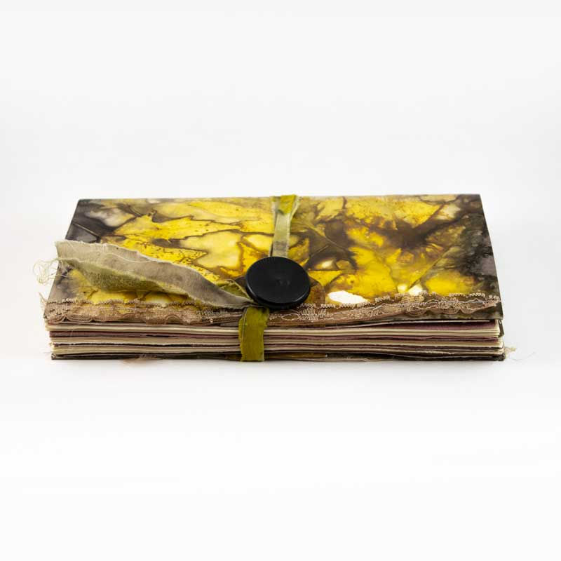 Thumbnail: Hand dyed, bound paper journal (E)