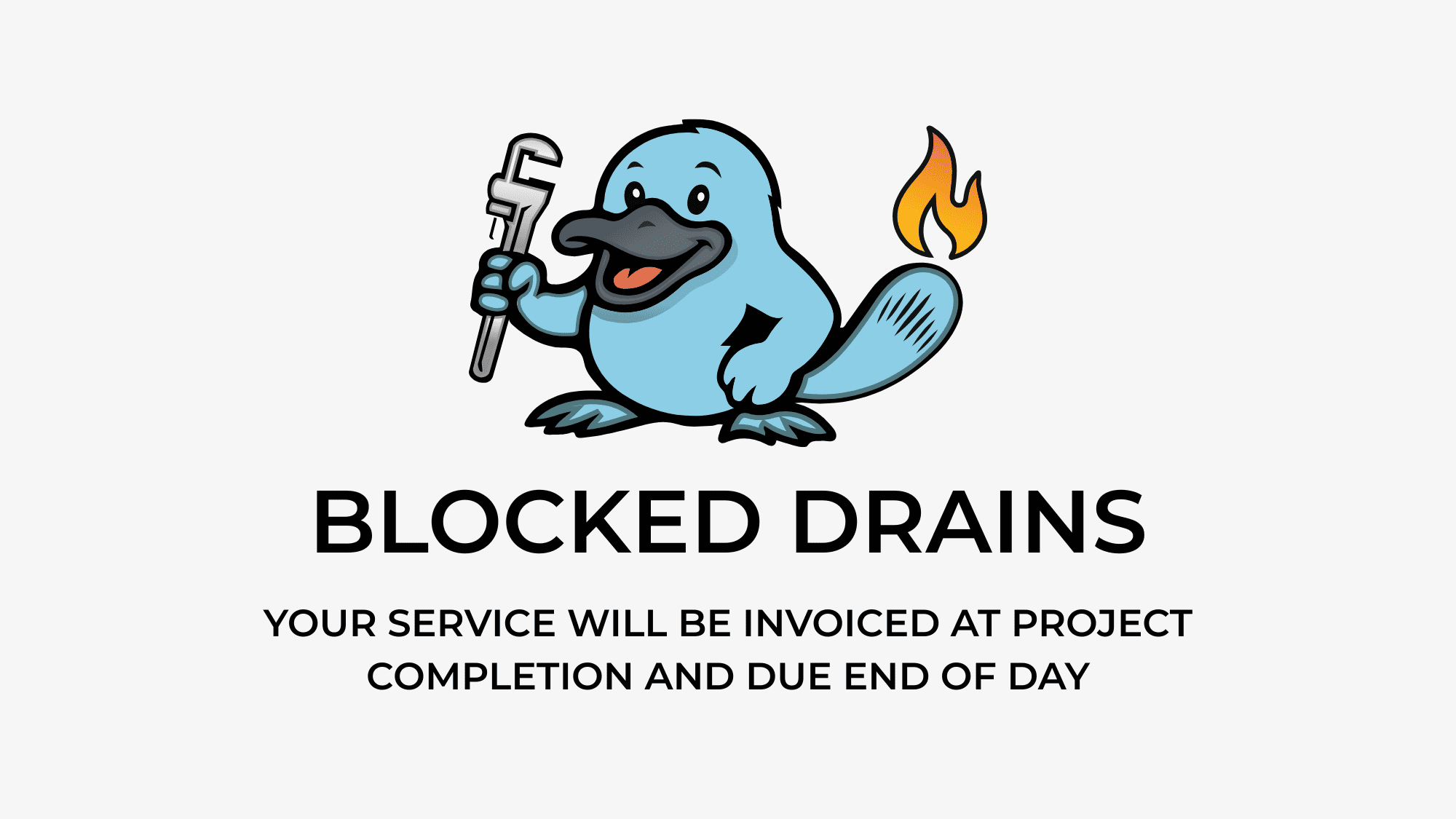 Blocked drains appointment to be invoiced at project completion