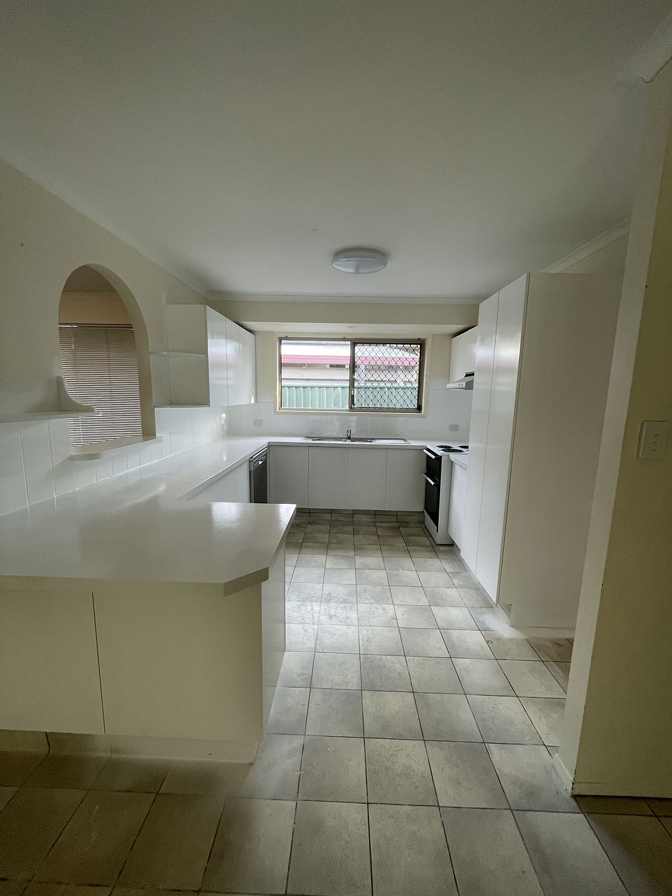 After resurfacing, the kitchen feels brighter and cleaner.