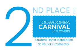 2nd Place Award Toowoomba Carnival of Flowers 2016