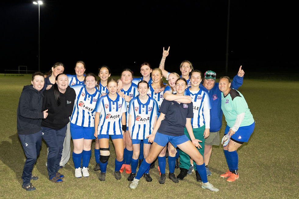 The winning women's soccer team in Logan 2025