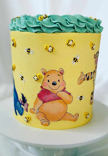 Kids Birthday Cake Pooh Bear Hassall Grove