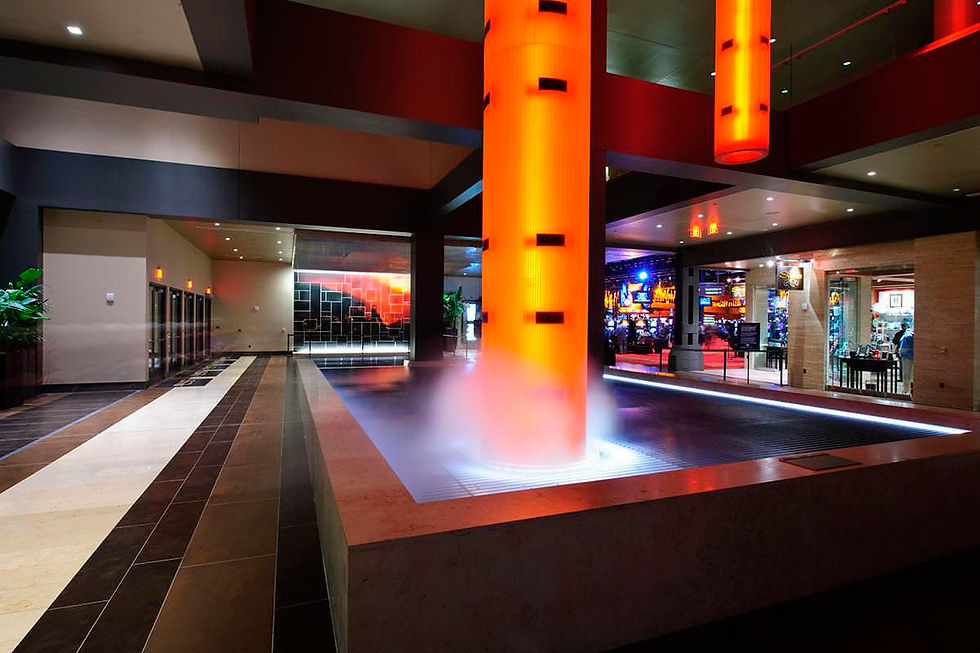 Orange Acrylic Pillar