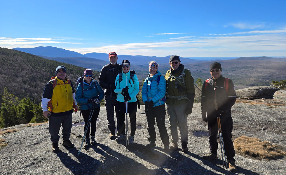  Sunday Hike 12/14/2025 Bald Peak, Kinsman Range, Easton