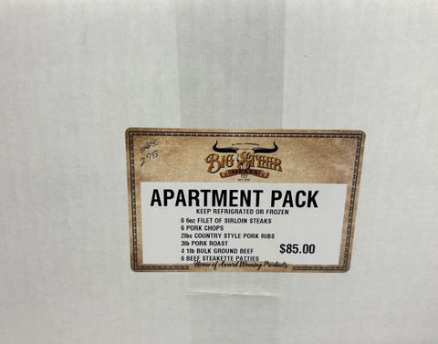 A white box with a label