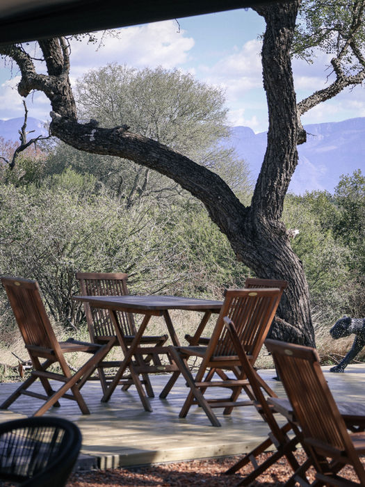 View of Mariepskop from the deck at Little Leadwood , Hoedspruit.