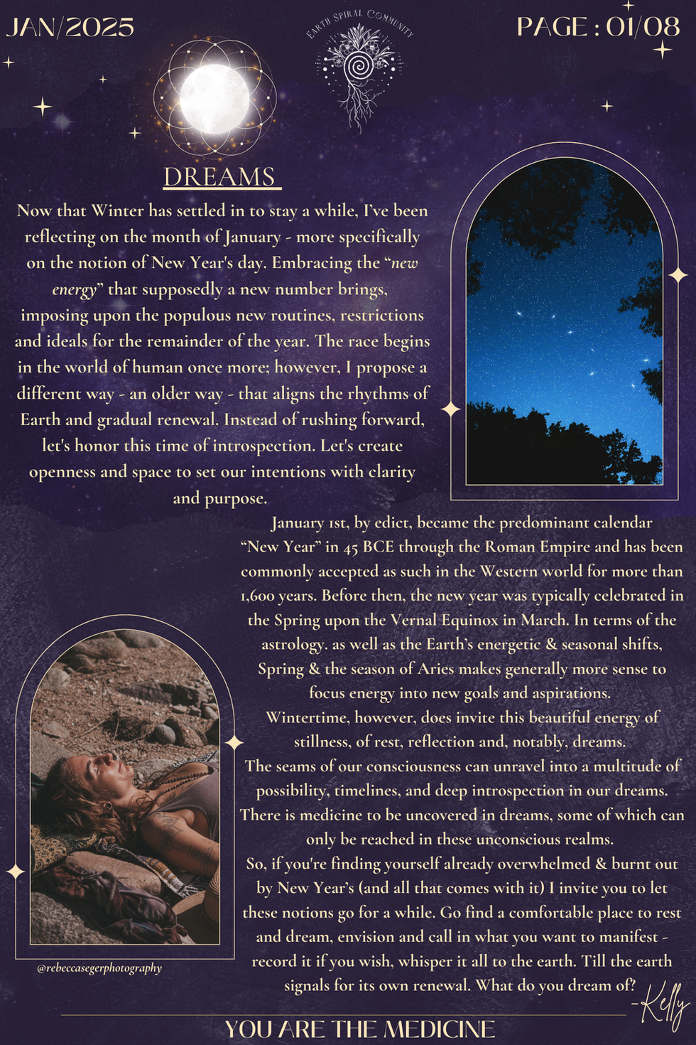 Earth Spiral Newsletters