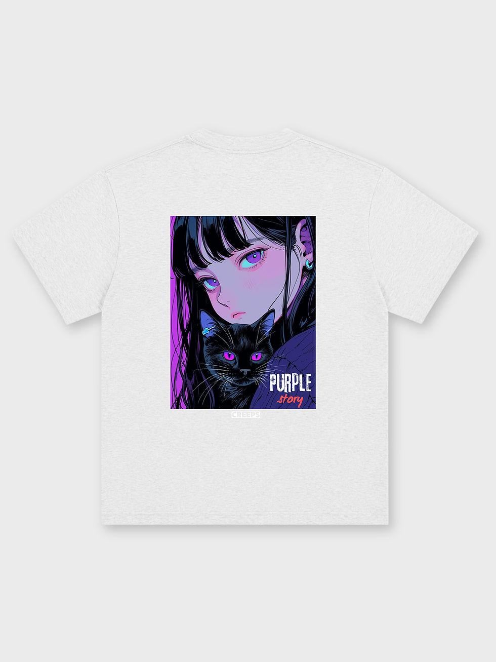 縮圖：CREEPS / PURPLE STORY OVERSIZED PRINTED TEE