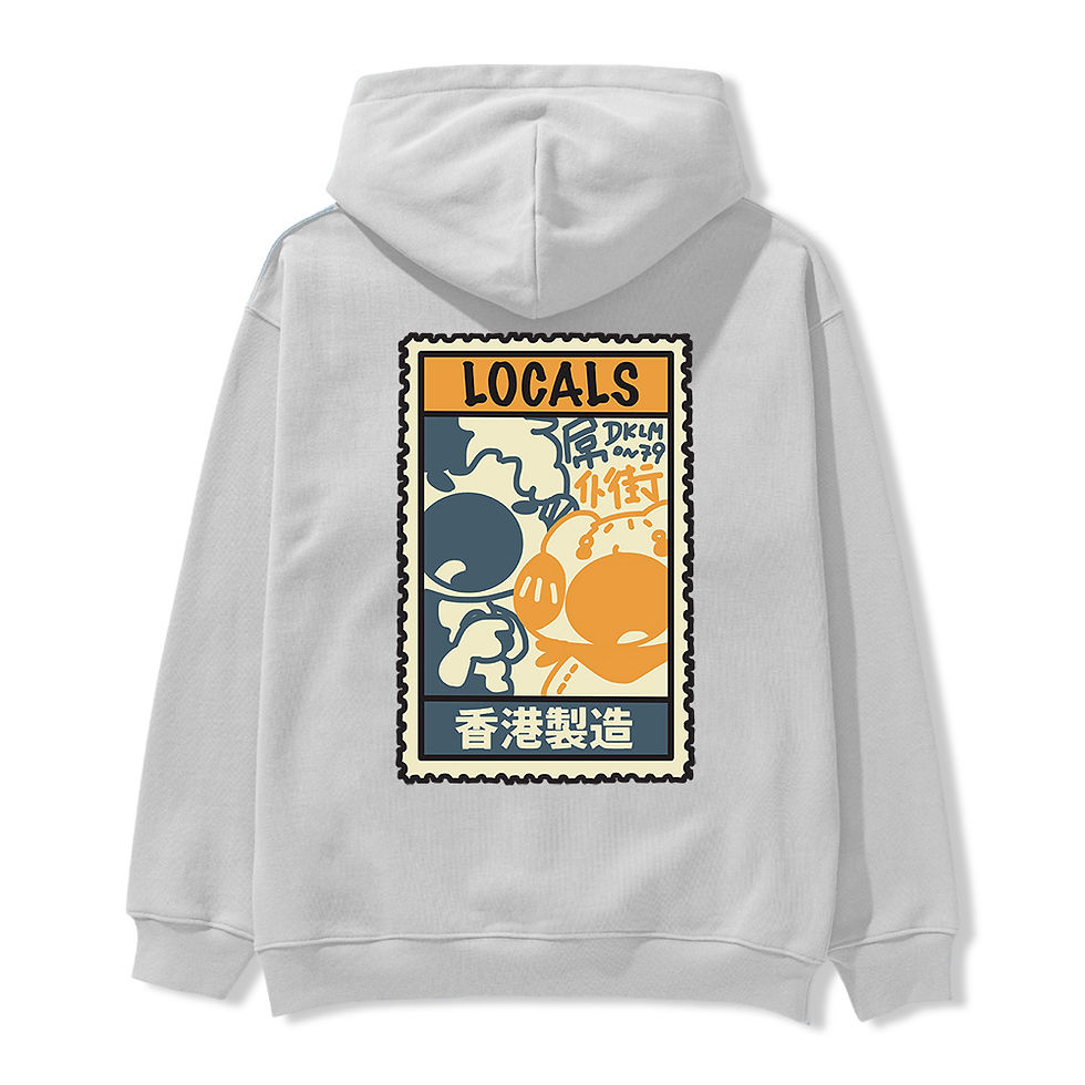 縮圖：【Sheepxshiba】HK Stamp Heavyweight Fleece Hoodie