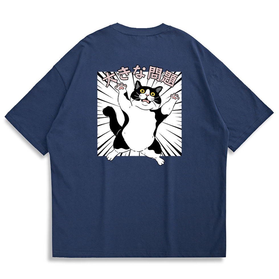 縮圖：【Creeps Original】Big Problem Oversized Printed T-shirt